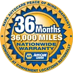 All Repairs Backed By 36 Months/36,000 Miles Nationwide Warranty